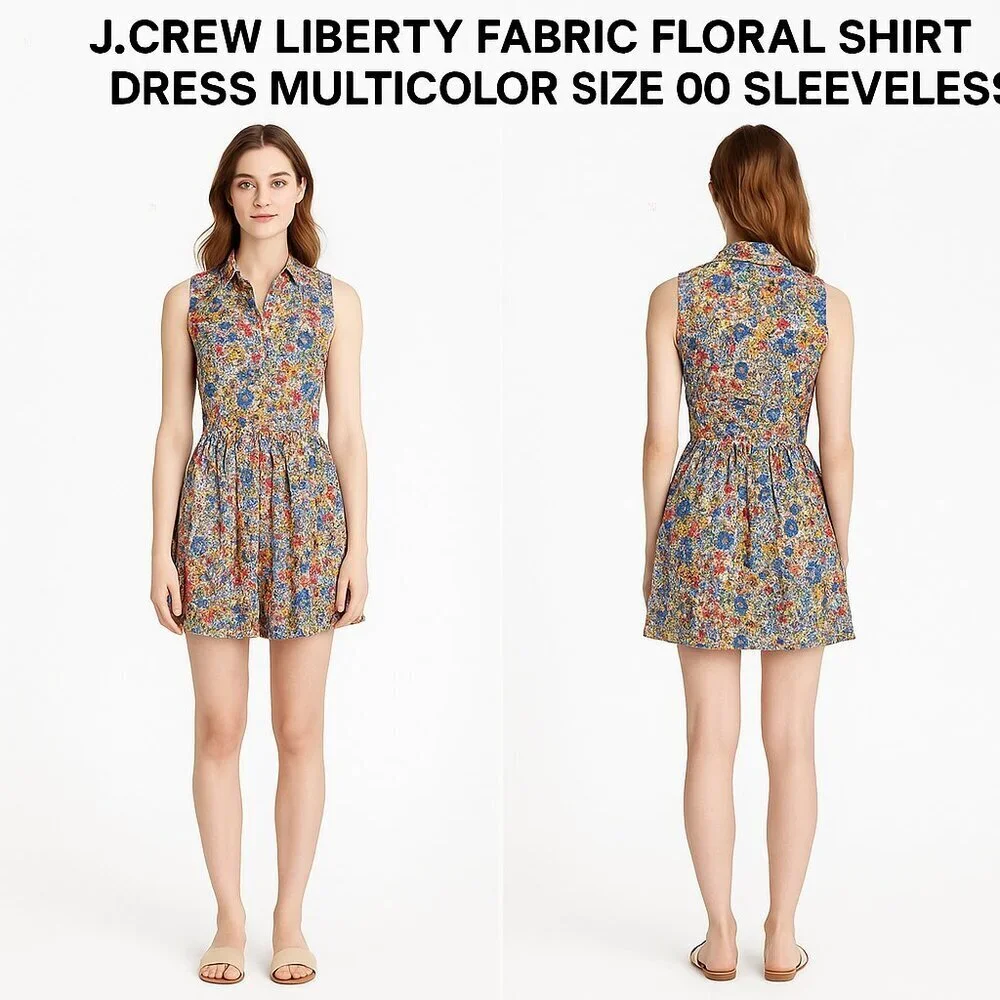 J.Crew Liberty Fabric Floral Dress (Size 00):